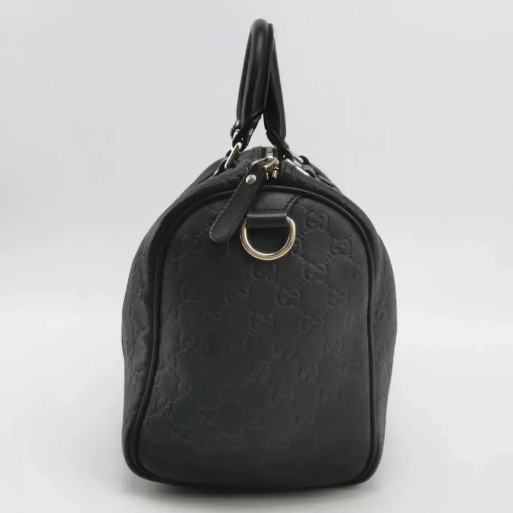 Gucci Black Embossed Tote Bag - Picture 4 of 10